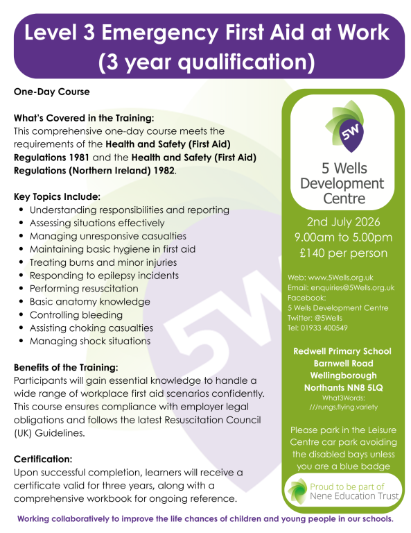 02 07 26 Emergency First Aid at Work