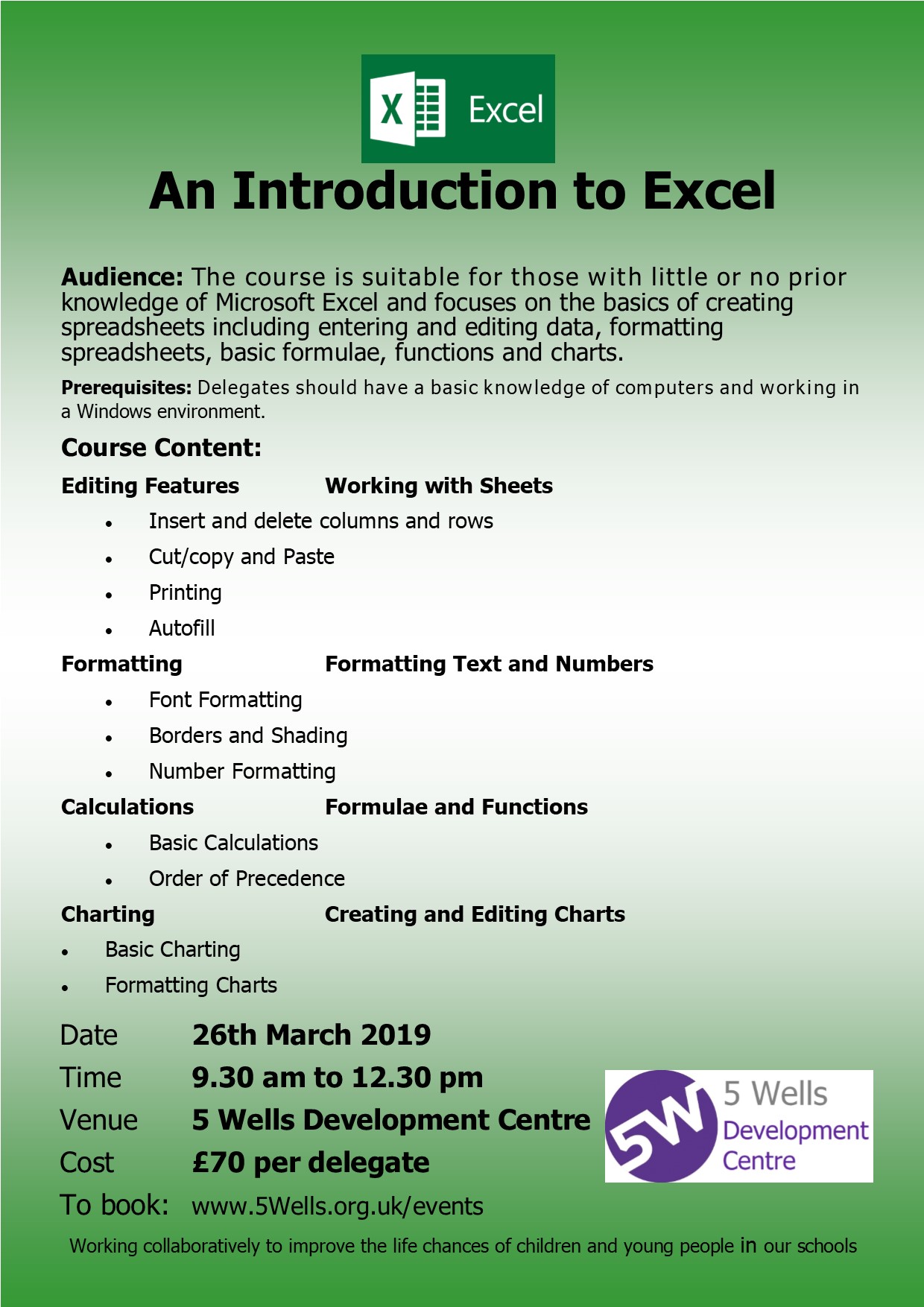 EX2603 Excel An Introduction