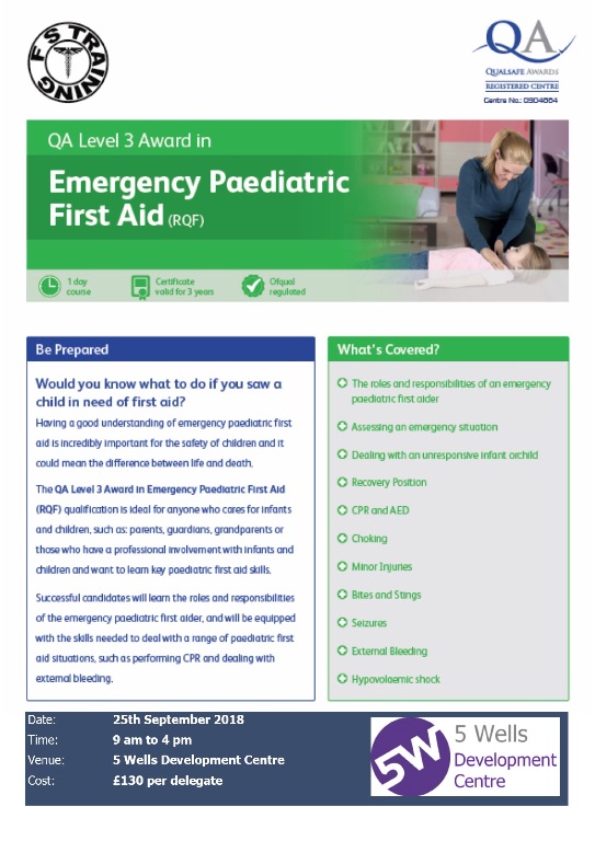 Emerg Paed First Aid 3 years