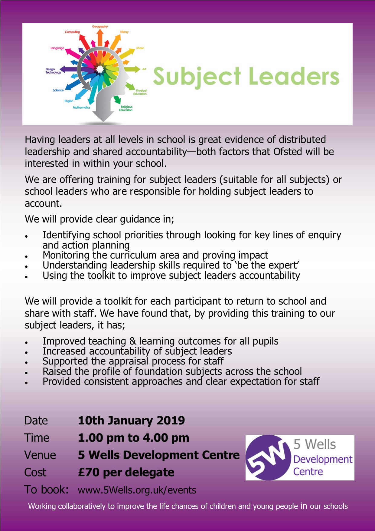 SL1001 Subject Leader training