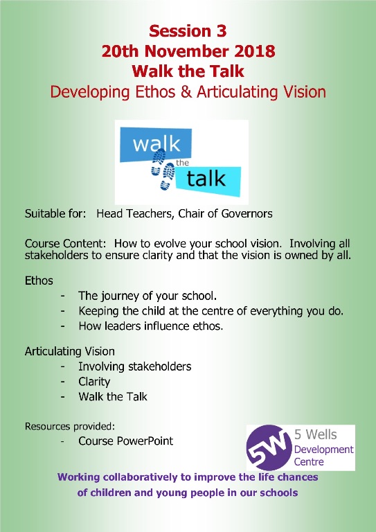 Session 3 Walk the Talk