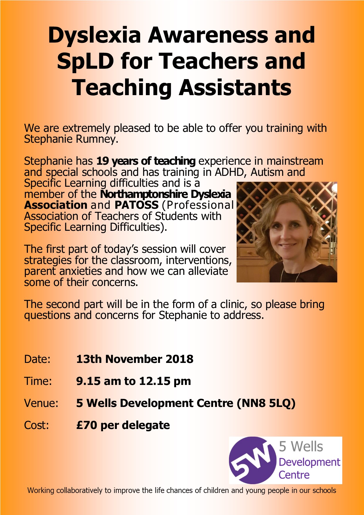 SpLD1311 Dyslexia and SpLD Teachers and TAs