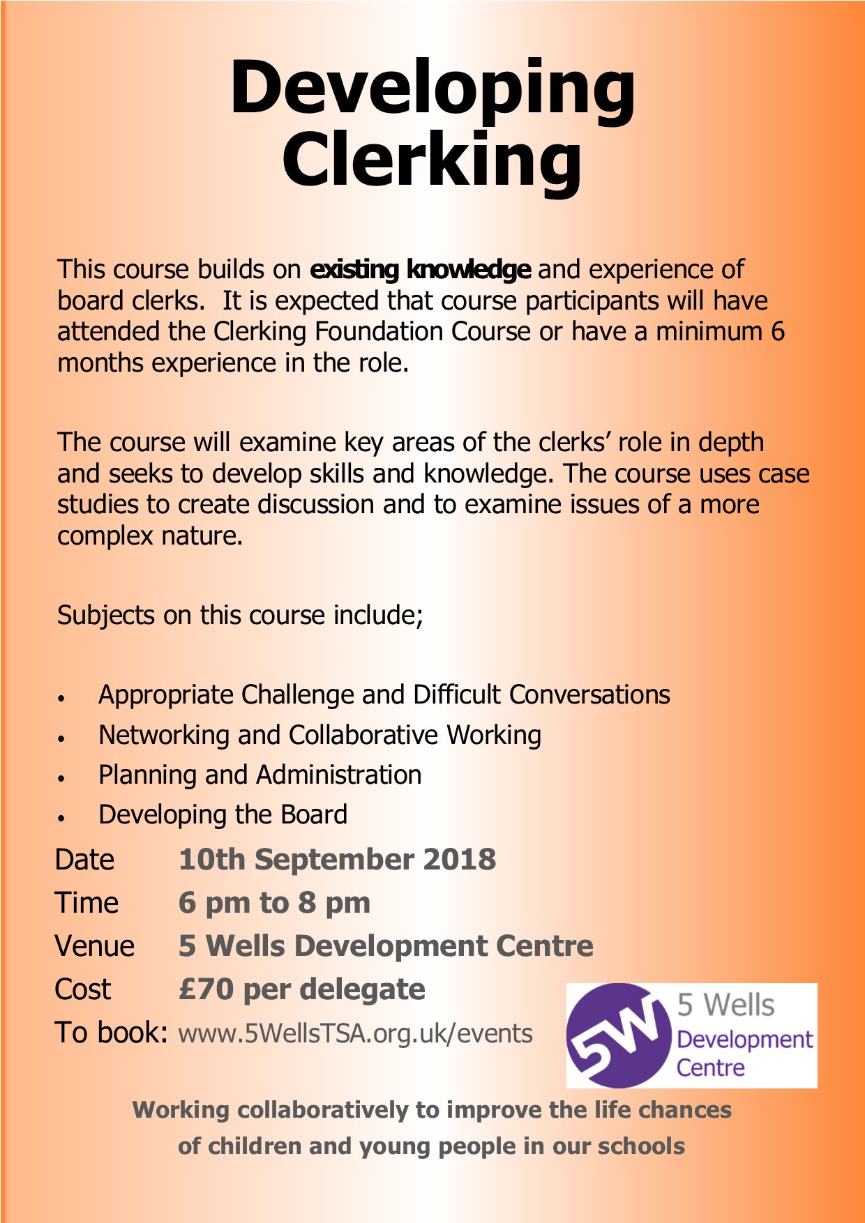 DC1009 Developing Clerking